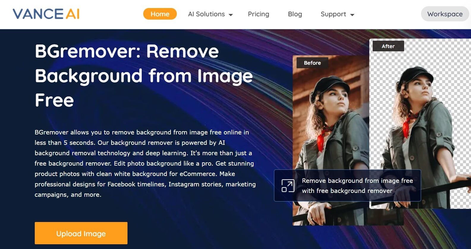 Background removal tool BGremover