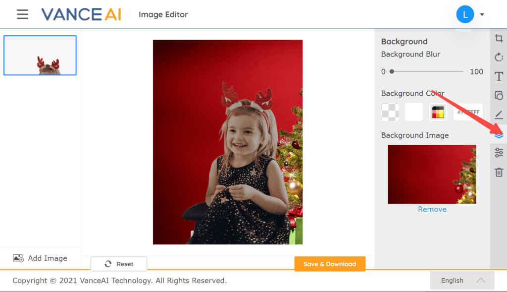 christmas photo ideas with BGremover step 4