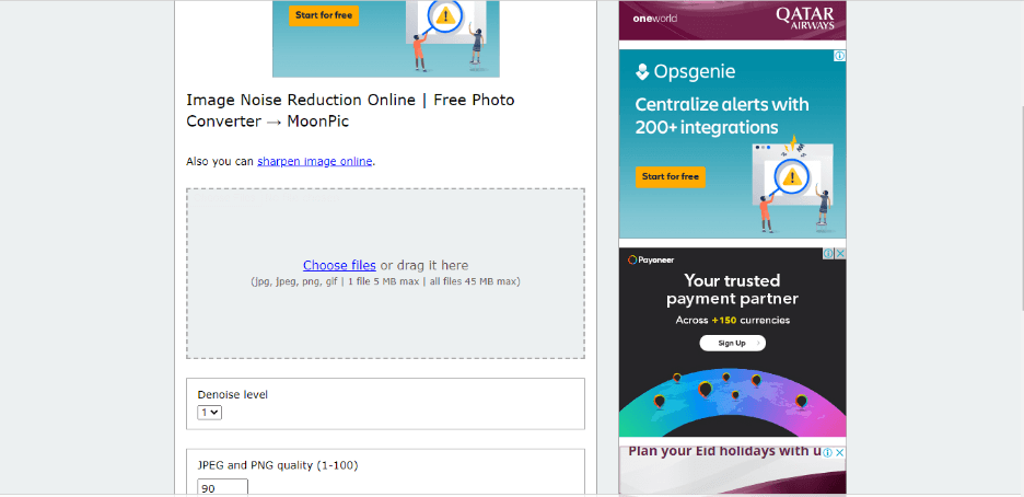 Online Photo Converter Image Denoiser